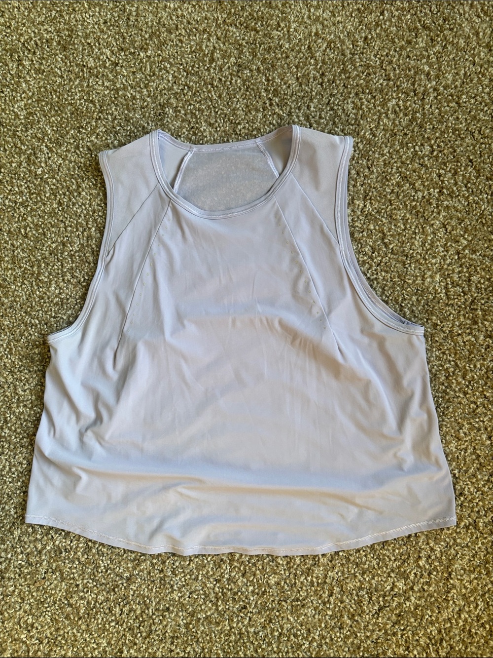 Lululemon Lavender Sculpt Crop Tank